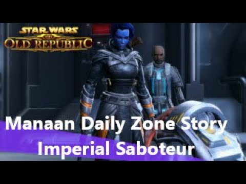 SWTOR Manaan Daily Zone Story - Imperial Saboteur options