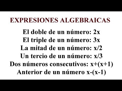 Super Easy Algebraic Expressions