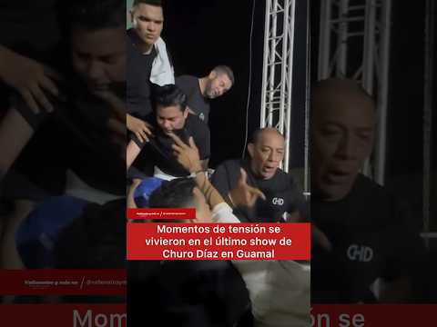 Momentos de tensión se vivieron en el último show de Churo Díaz en Guamal