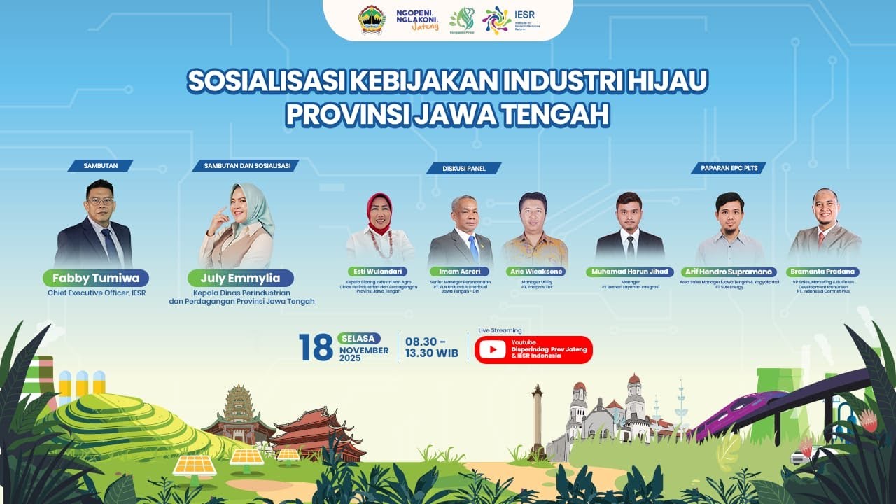 Sosialisasi Kebijakan Industri HIjau Provinsi Jawa Tengah