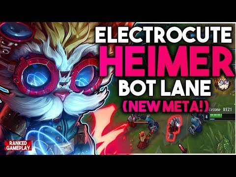 HEIMERDINGER BOT IS THE NEW META! NO ONE CAN STOP THIS BRUTAL PUSH POTENTIAL! - League of Legends