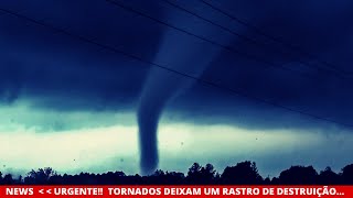 Tornado [ASSUSTADOR] No Estado De Illinois! Imagens INCRÍVEIS Telhados Voam!