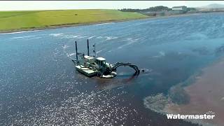Cellulose Aeration Lagoon Dredging Project in Chile - Watermaster Amphibious Multipurpose Dredger
