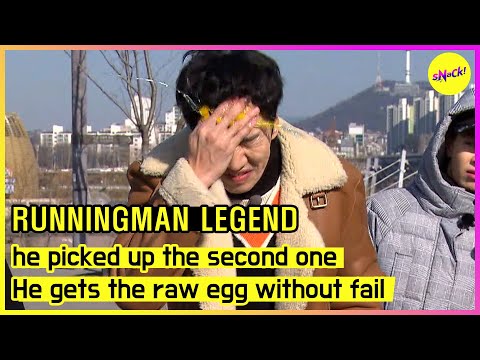 [RUNNINGMAN THE LEGEND]he picked up the second one He gets the raw egg without fail(ENGSUB)