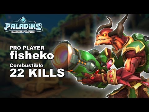 Fisheko Drogoz 21 KILLS!! Paladins Pro (Fnatic) Ranked Gameplay 1440p High Quality Video