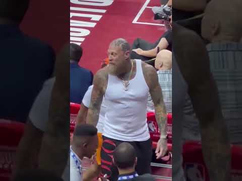 Chris Anderson aka Birdman at the Miami Heat Game
