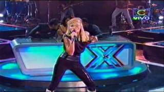 Cap 36  4/7  - Fanny Lu - Tu no eres para mi - Full Gala de Eliminación 5  Factor X 2009 Colombia