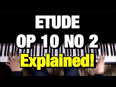 Chopin Etude Op 10 No 2 Piano Tutorial (How to Play Lesson)
