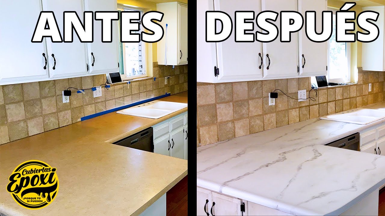 Ahorra Miles De Dollares Usando Resina Epoxica Remodelando Su Cocina | Cubiertas Epoxi