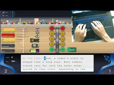 John vs Hysteria | Nitro Type Live | 193 wpm Dvorak Handcam
