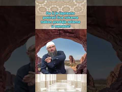 Potiranje lica posle namaza - mr. Elvedin Pezić 📚