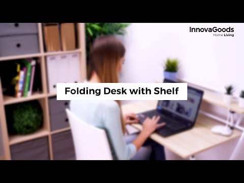 Sulankstomas stalas su lentyna Tablezy InnovaGoods video
