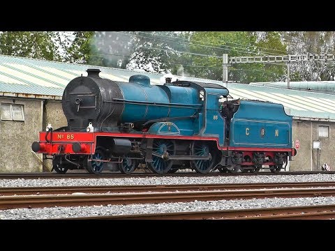 RPSI 85 'Merlin' light engine at Fairview Dart Depot, Dublin - 16th May 2019