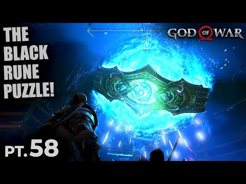 The Black Rune Puzzle - God Of War 4 (2018) Gameplay #58