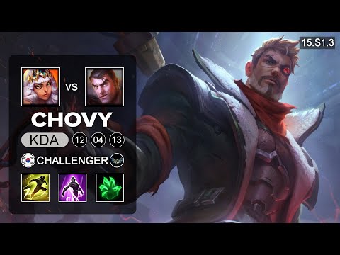 Jayce vs Qiyana Mid - KR Challenger - Patch 15.S1.3 Season 15