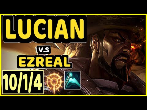 JAVAAA (LUCIAN) vs EZREAL - 10/1/4 KDA BOTTOM ADC GAMEPLAY - EUW Ranked GRANDMASTER