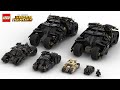 LEGO Batmobile Tumbler Six(6) sets comparison and Speed Build
