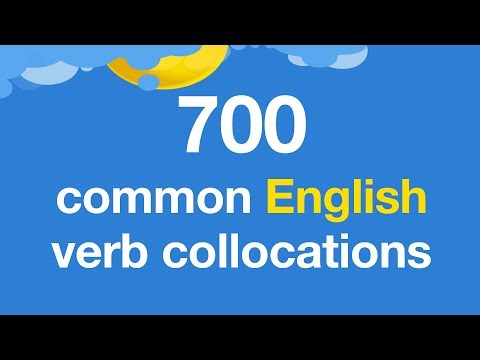 700 common English verb collocations
