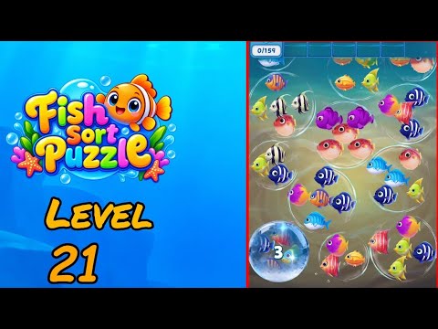 Fish Sort Puzzle Level 21 Walkthrough thumbnail