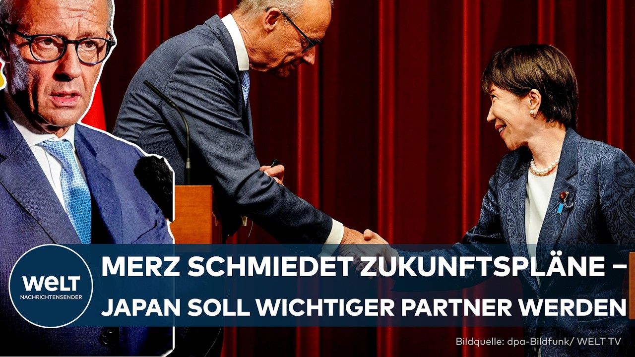 MERZ IN JAPAN: Kanzler schmiedet Zukunftspläne – bahnt sich ein neuer Rüstungsdeal mit Tokio an?