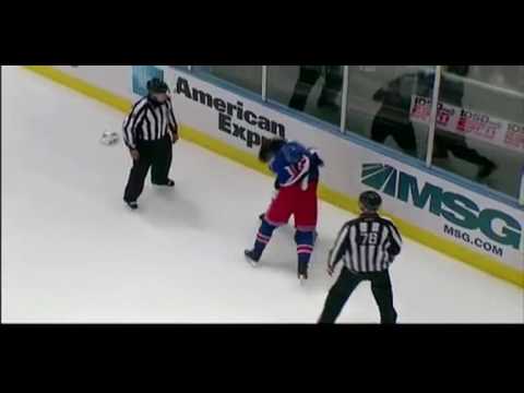 Mike Mottau vs Sean Avery Oct 22, 2009