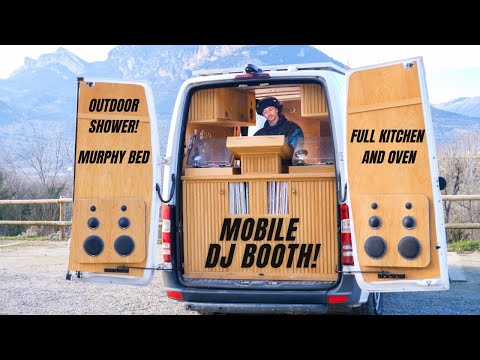 Unique Campervan Conversion with Full DJ Booth!