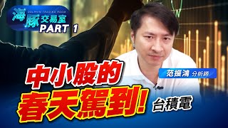 指數一震盪! 中小股的春天就來了 #2330台積電 #2382廣達 (圖)