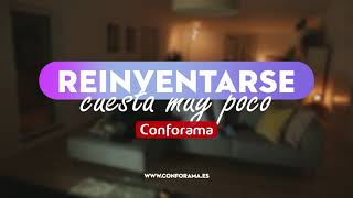 Conforama Reinventarse cuesta muy poco... ¡y lanzarse a vivir con tu pareja también! anuncio