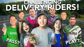 DELIVERY Riders Surprise Challenge!! (They Never Expected THIS!) | Ranz and Niana
