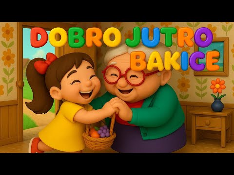 Dobro jutro, bakice _ cela pesma🌞💌🎶_ Dobro jutro bakice, poslala me mama | Pesma za decu i bake 👵❤️