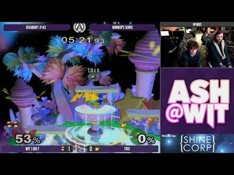 LSDX (Roy) vs Michael (Jigglypuff) - ASH@WIT #143 Melee Winner's Semis