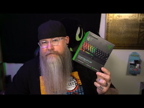 Razer Phantom Black Keycap Unboxing And Review