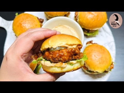 Hot Honey Garlic Chicken Sliders | Ramadan Recipes