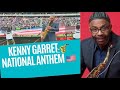 Kenny Garrett playing the US National Anthem on saxophone - New York Giants Game