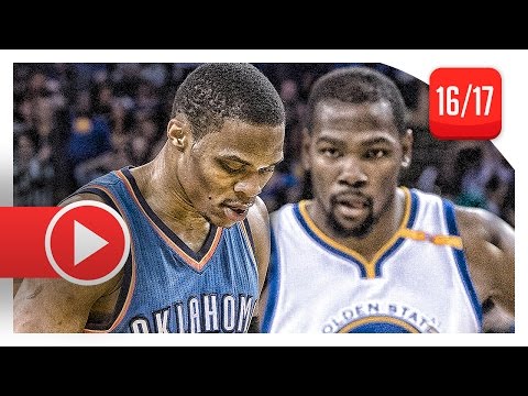 Kevin Durant vs Russell Westbrook EPIC Duel Highlights (2017.01.18) Warriors vs Thunder - MUST SEE!