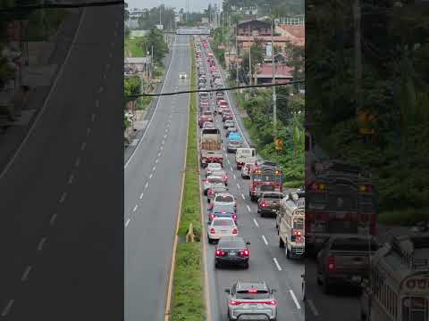 Tráfico Kilómetro 34, carretera Interamericana, Santiago Sacatepéquez 18-10-2026 #traffic