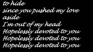 (Grease) Olivia Newton John - Hopelessly Devoted To You (Lyrics)