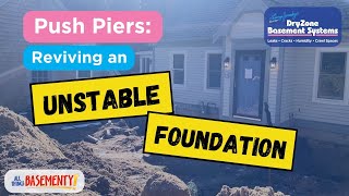 Watch video: Reviving an Unstable Foundation: Push Piers