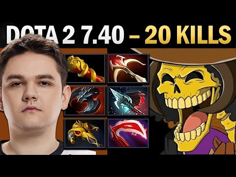 Clinkz Pro Carry with Satanic and 20 Kills - Dota Gameplay
