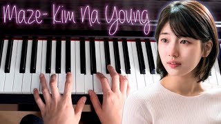 Kim Na Young Piano 미로 (Maze) While You Were Sleeping OST 8 당신이 잠든 사이에 피아노 김나영 Cover Tutorial