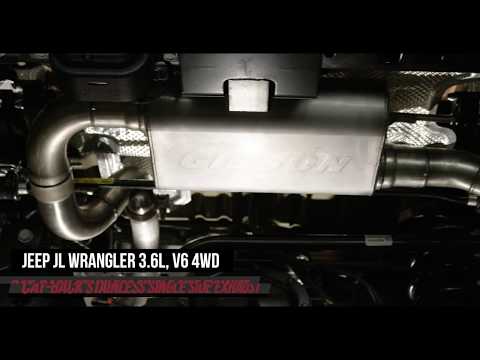 Jeep Wrangler JL Gibson Single Exhaust