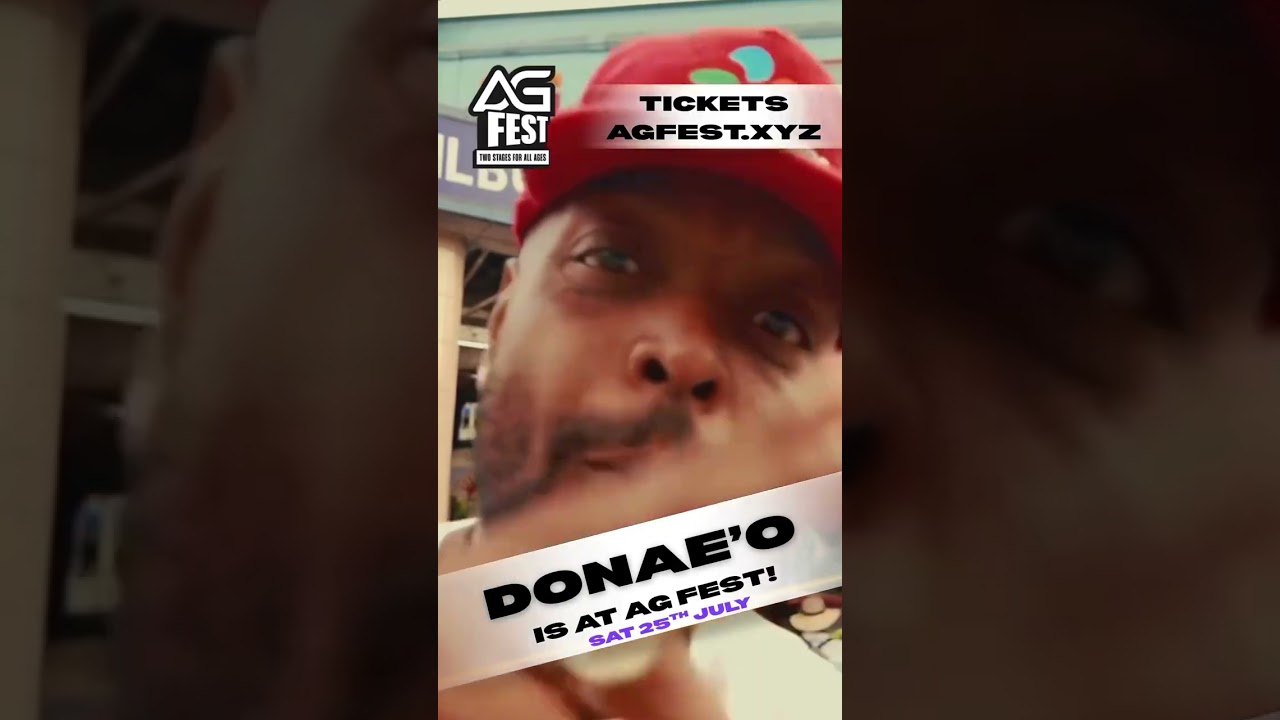 donaeo is going to be at AG FEST 👀 Have you got your tickets yet… what are you waiting for? AG