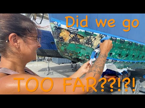 Removing ALL Layers of Antifoul the Cheap Way - Chemical paint stripper