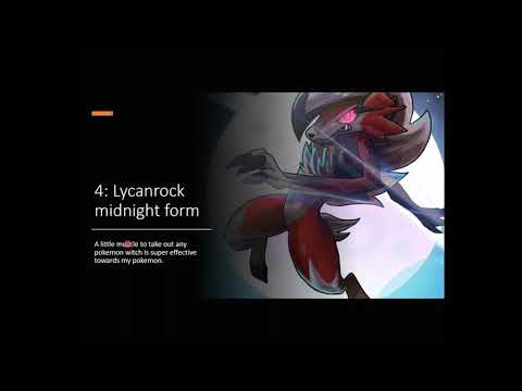 my dark type pokemon team