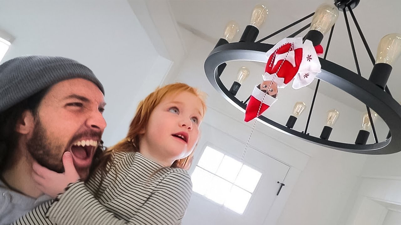 HiDDEN LETTERS to SANTA!! Adley Finds our Christmas Elf Snow and the family plays a new game!