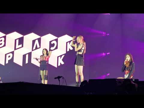 BLACKPINK in Amsterdam 190518 2ND TALK + KISS AND MAKE UP fancam 1080p HD