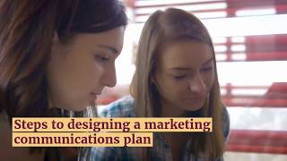 Steps to designing a marketing communications plan
