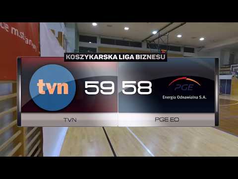 TVN vs PGE EO - I kolejka - II Liga Warszawa - Koszykarska Liga Biznesu