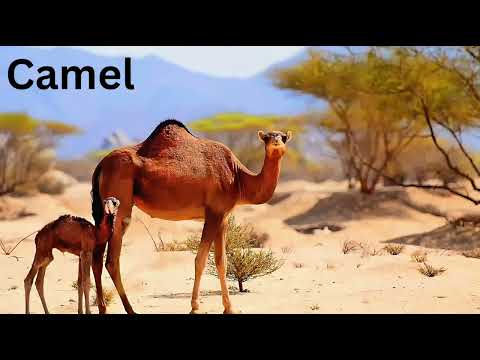 Wild Animals and their sounds|| Children learning videos || Srijoni Creations