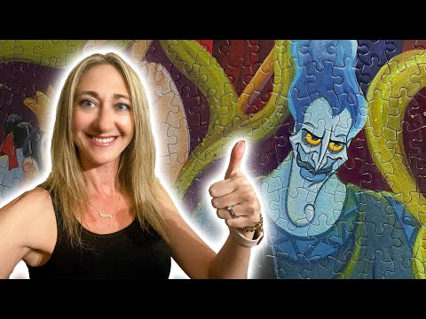 I FINALLY finish all the Disney Villains [Jigsaw Puzzle Time Lapse]
